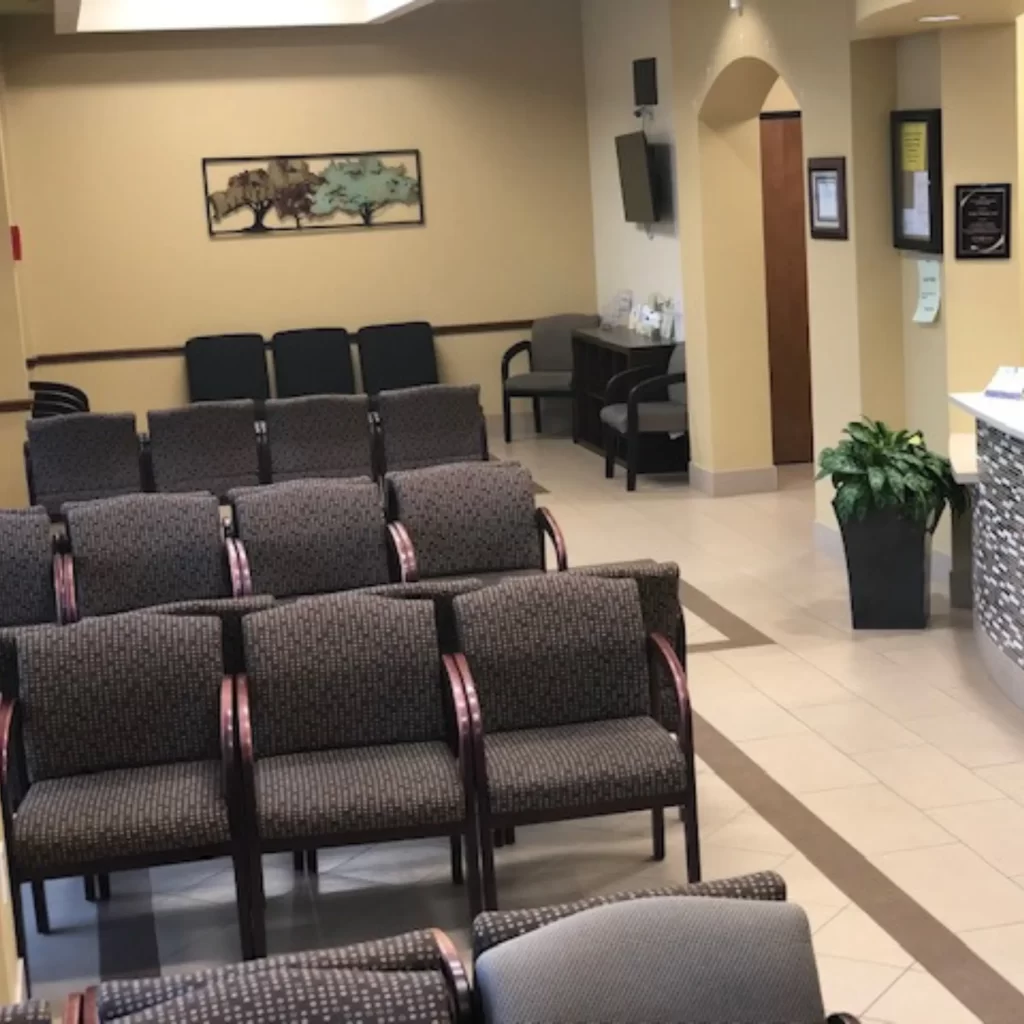 Reception area of the Care United Research Office