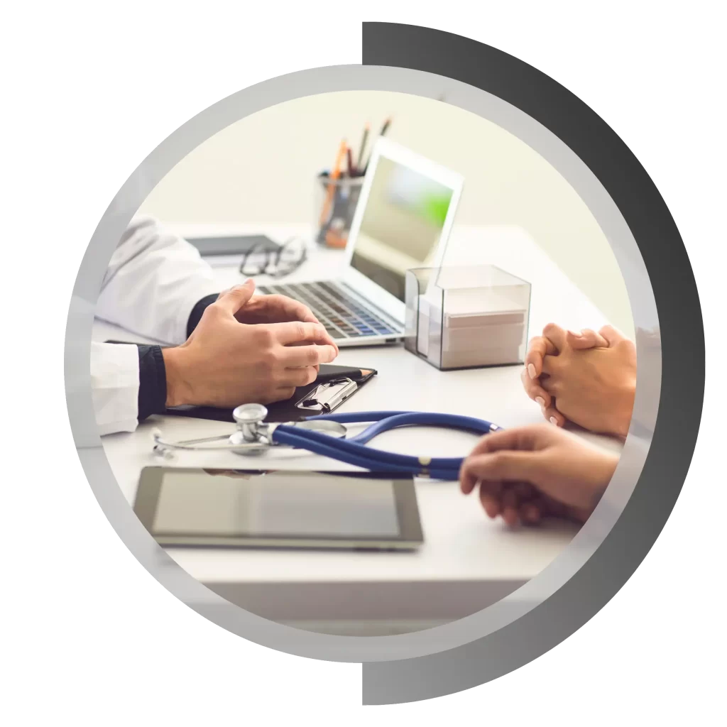 A Doctor Speaking With Patients